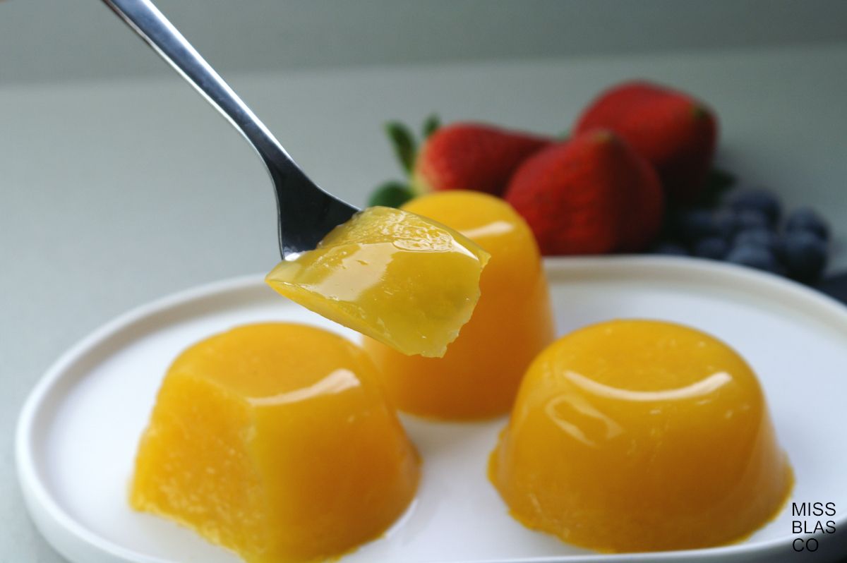 orange vegan jelly