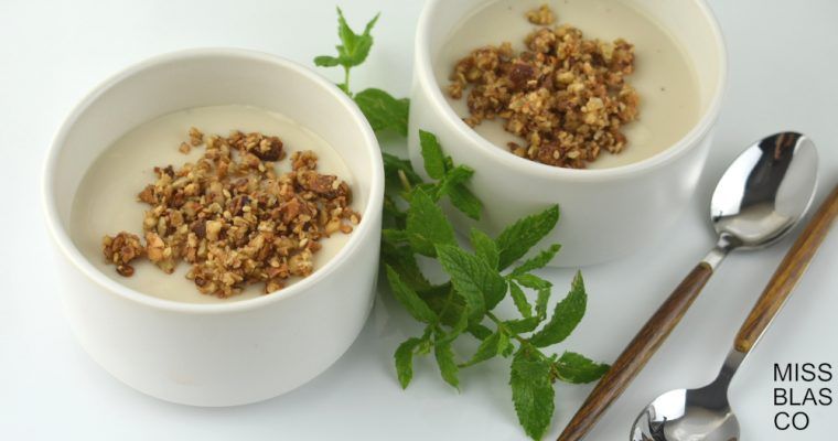 natillas de soja sin azúcar