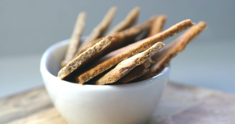crackers de okara