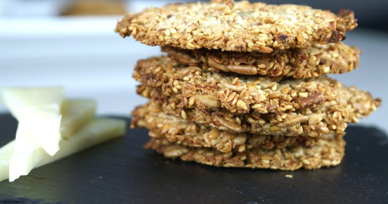 Flourless seed crackers