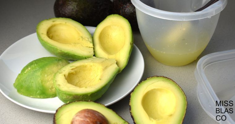 congelar aguacates