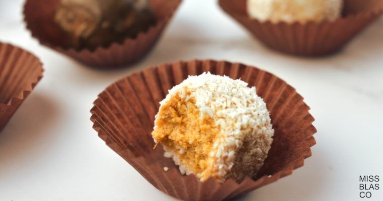 trufas de calabaza