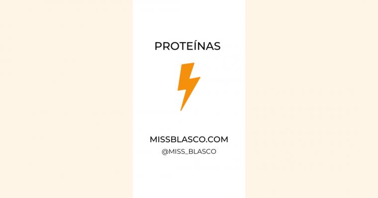 Proteínas en la dieta