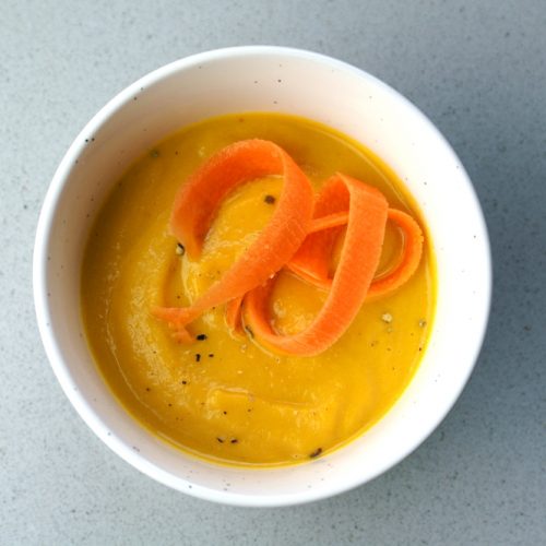 Crema zanahoria con curry