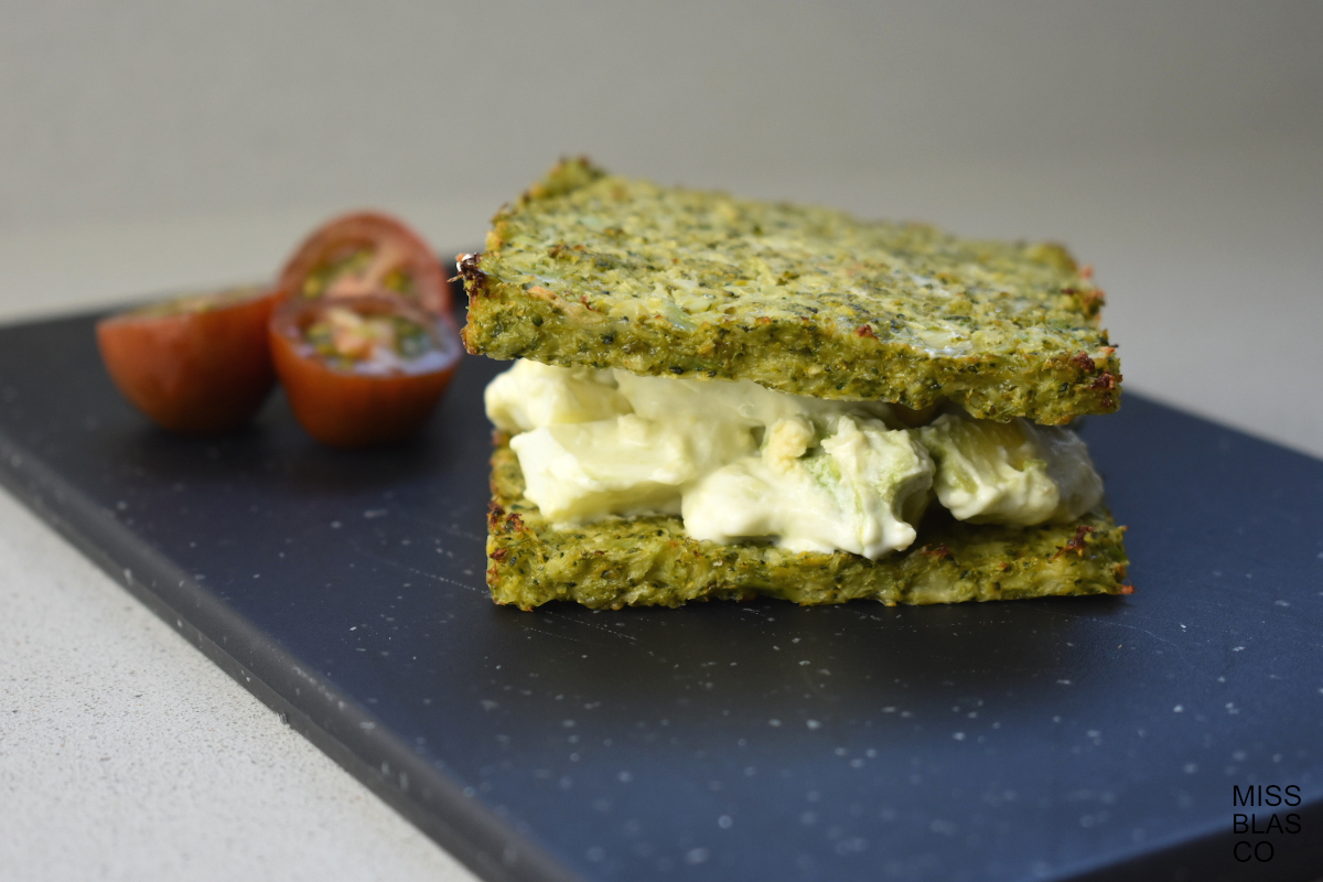 Gluten-Free Broccoli Dough sandwich