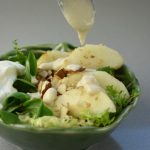 burrata con pera