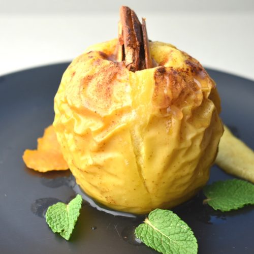 manzanas asadas