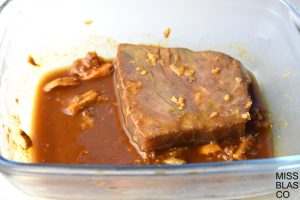 atún marinado