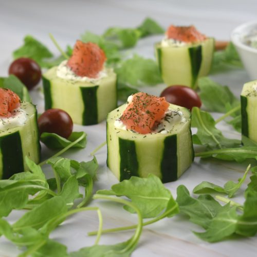 bocados de pepino