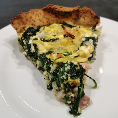 quiche con masa low carb