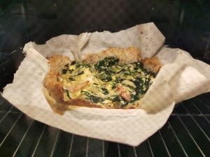 quiché en el horno