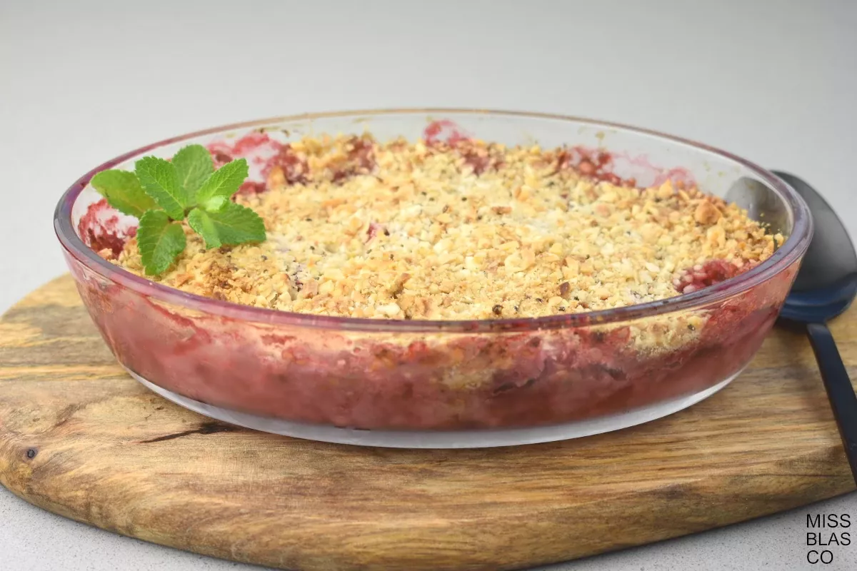 sugar free crumble