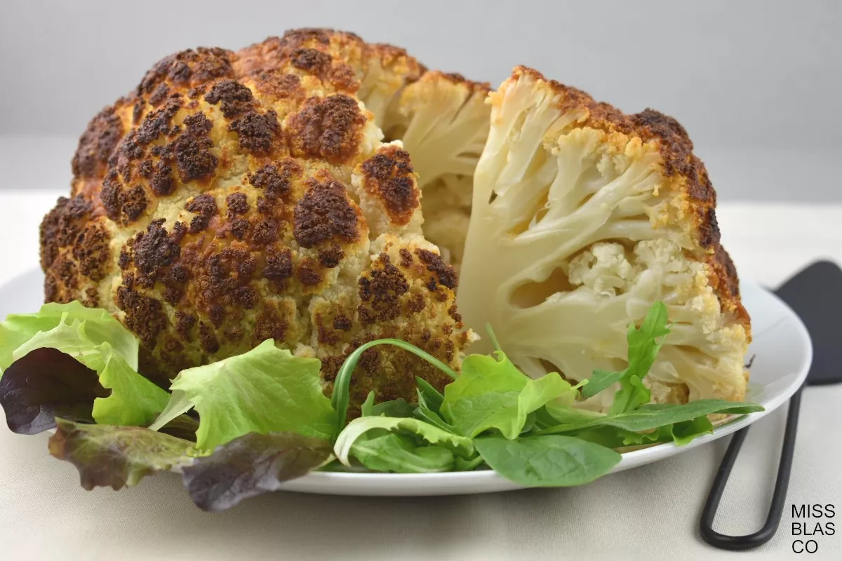 whole roasted cauliflower